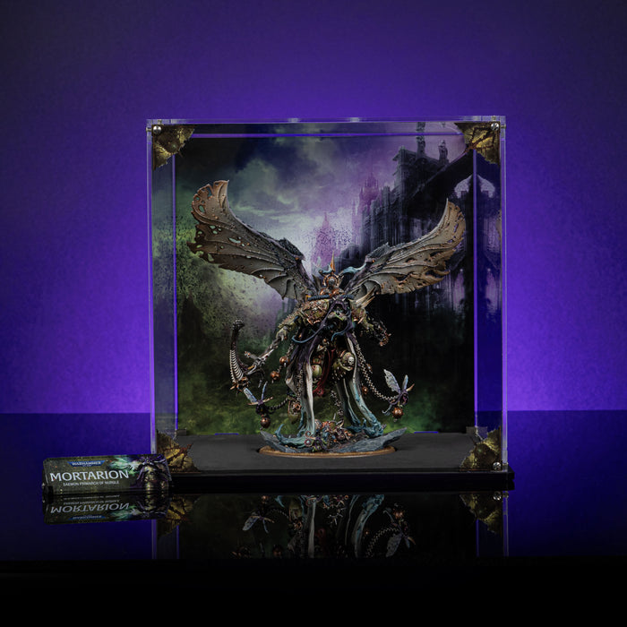 Limited Edition Display Case for Warhammer 40,000 Mortarion, Daemon Primarch of Nurgle