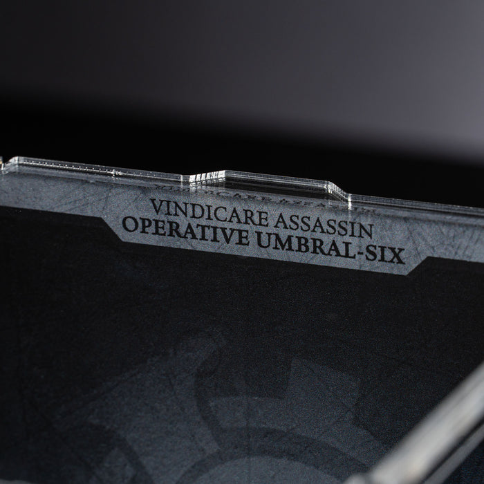 Limited Edition Display Case for Warhammer+ Vindicare Assassin - Operative Umbral-six