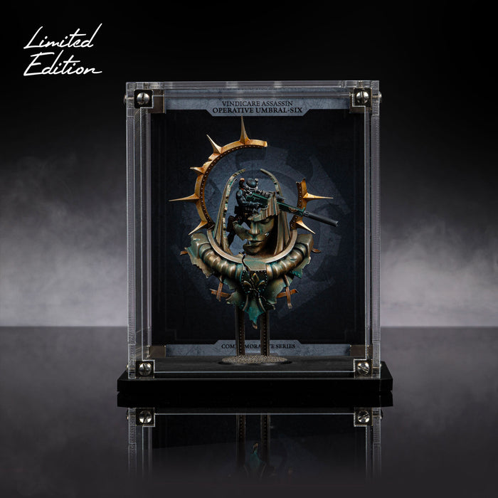 Limited Edition Display Case for Warhammer+ Vindicare Assassin - Operative Umbral-six