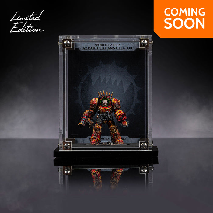 Limited Edition Display Case for Warhammer+ World Eaters Terminator - Azrakh the Annihilator