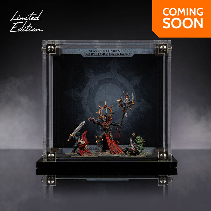 Limited Edition Display Case for Warhammer+ Mibyllorr Darkfang - Chaos Sorcerer Lord