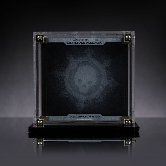 Limited Edition Display Case for Warhammer+ Mibyllorr Darkfang - Chaos Sorcerer Lord