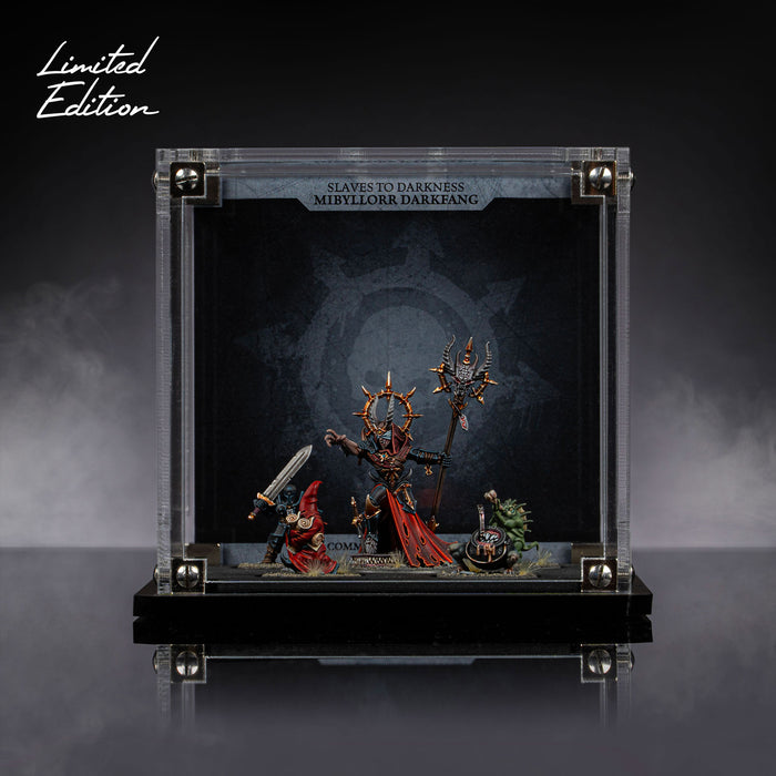 Limited Edition Display Case for Warhammer+ Mibyllorr Darkfang - Chaos Sorcerer Lord