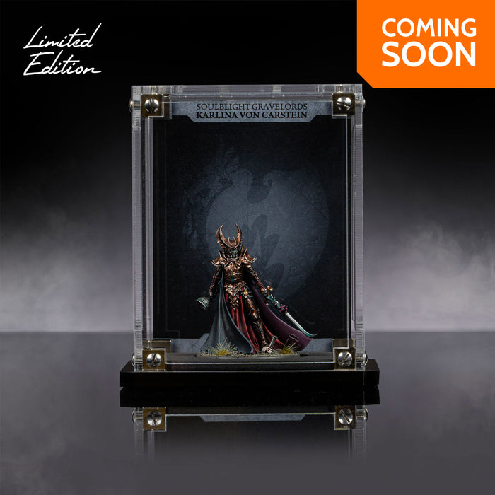 Limited Edition Display Case for Warhammer+ Soulblight Gravelords - Karlina Von Carstein