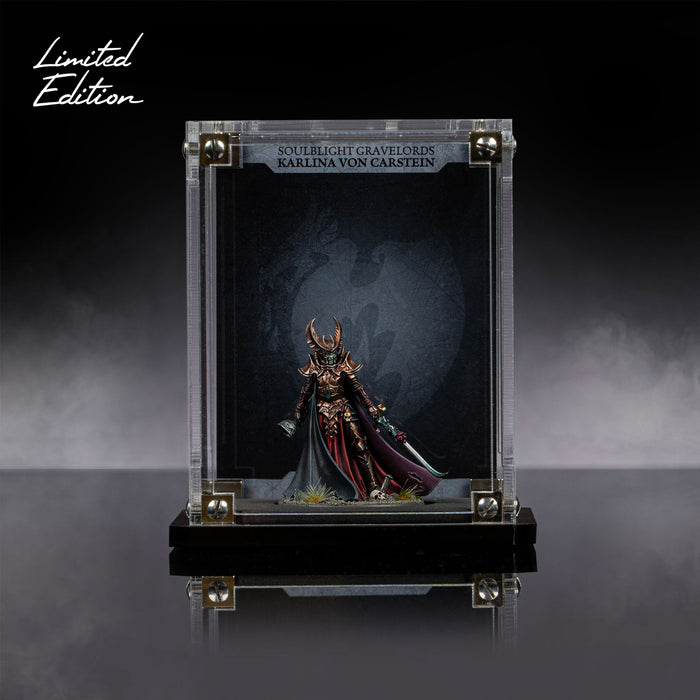 Limited Edition Display Case for Warhammer+ Soulblight Gravelords - Karlina Von Carstein