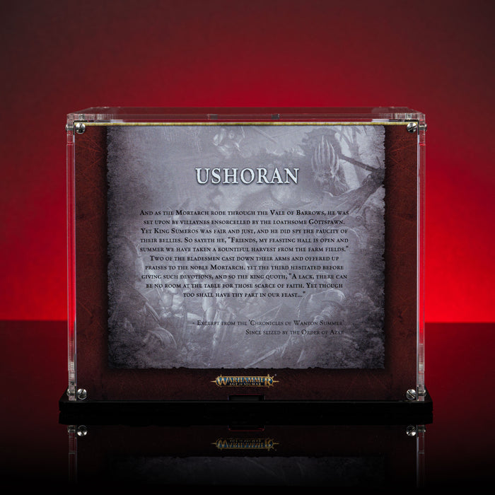 Limited Edition Display Case for Warhammer Age of Sigmar Ushoran, Mortarch of Delusion