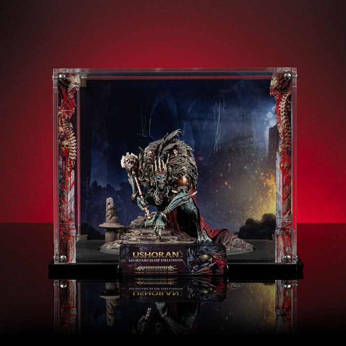 Limited Edition Display Case for Warhammer Age of Sigmar Ushoran, Mortarch of Delusion