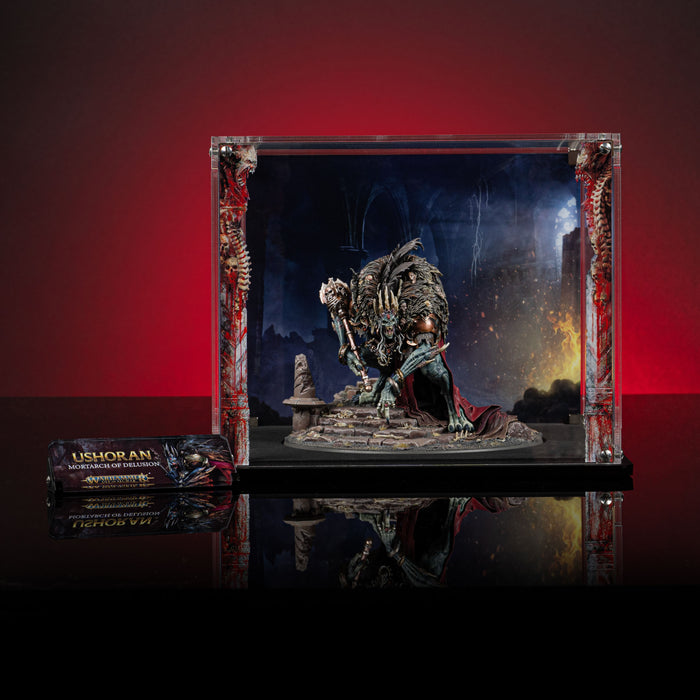 Limited Edition Display Case for Warhammer Age of Sigmar Ushoran, Mortarch of Delusion