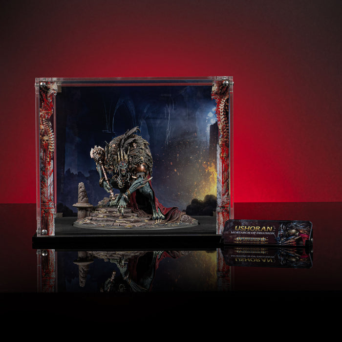 Limited Edition Display Case for Warhammer Age of Sigmar Ushoran, Mortarch of Delusion