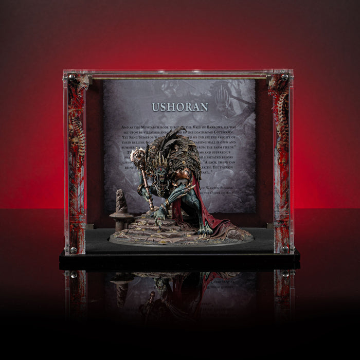 Limited Edition Display Case for Warhammer Age of Sigmar Ushoran, Mortarch of Delusion