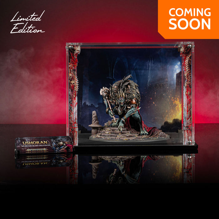 Limited Edition Display Case for Warhammer Age of Sigmar Ushoran, Mortarch of Delusion