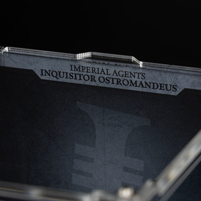 Limited Edition Display Case for Warhammer+ Imperial Agents - Inquisitor Ostramandeus