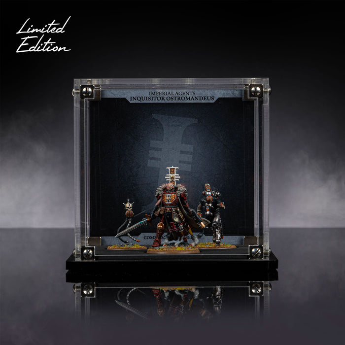 Limited Edition Display Case for Warhammer+ Imperial Agents - Inquisitor Ostramandeus