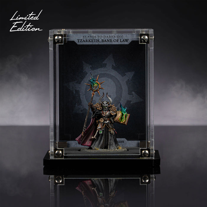 Limited Edition Display Case for Warhammer Day Tzarketh, Bane of Law