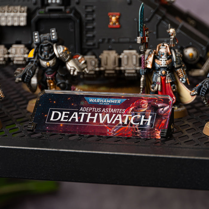 Plaque for Warhammer 40,000 - Adeptus Astartes Deathwatch