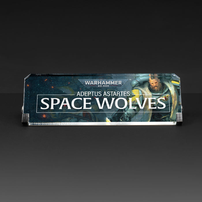 Plaque for Warhammer 40,000 - Adeptus Astartes Space Wolves