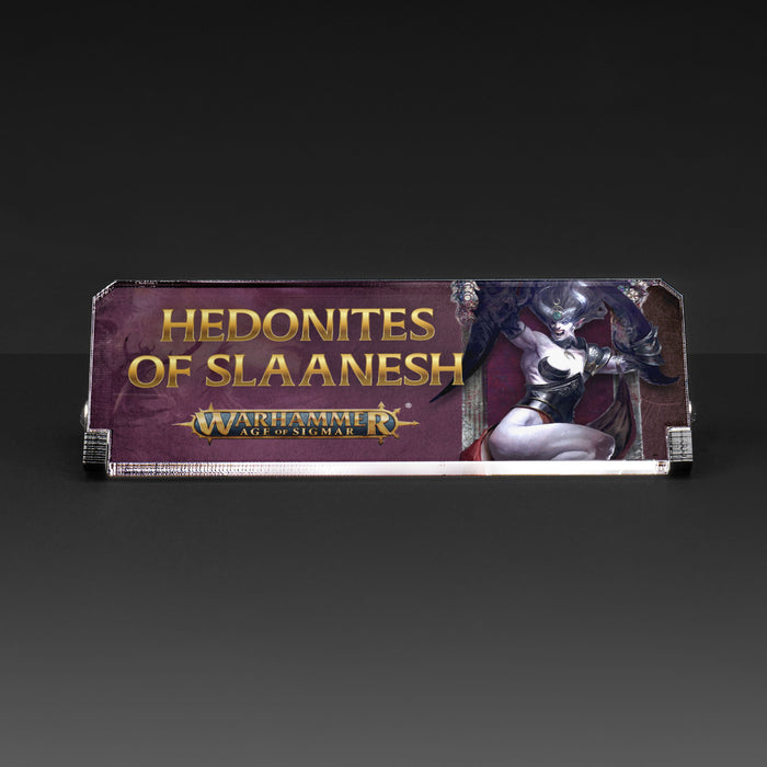 Plaque for Warhammer Age Of Sigmar - Hedonites of Slaanesh