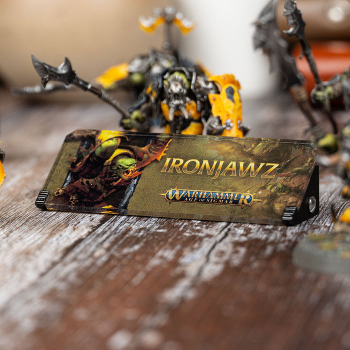 Plaque for Warhammer Age of Sigmar - Ironjawz