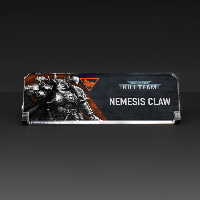 Plaque for Warhammer 40,000 Kill Team: Nemesis Claw