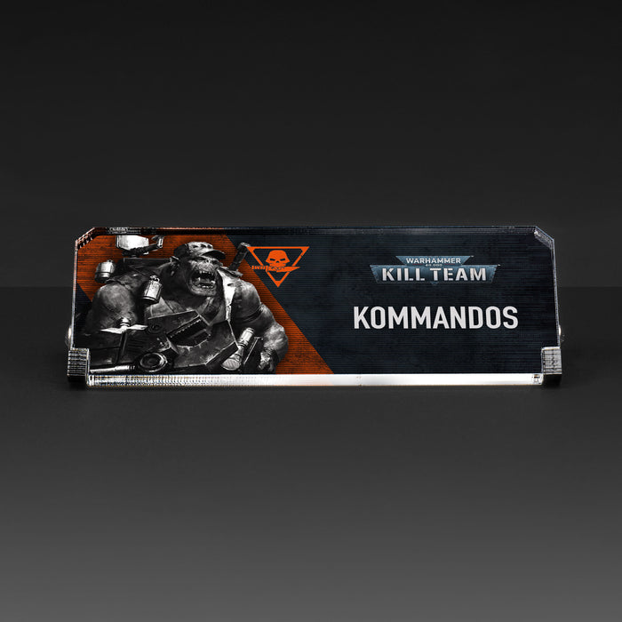 Plaque for Warhammer 40,000 Kill Team: Kommandos