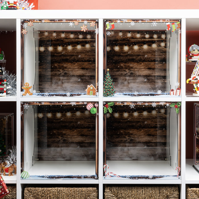 Decorative Christmas Window Display Solution for IKEA® KALLAX