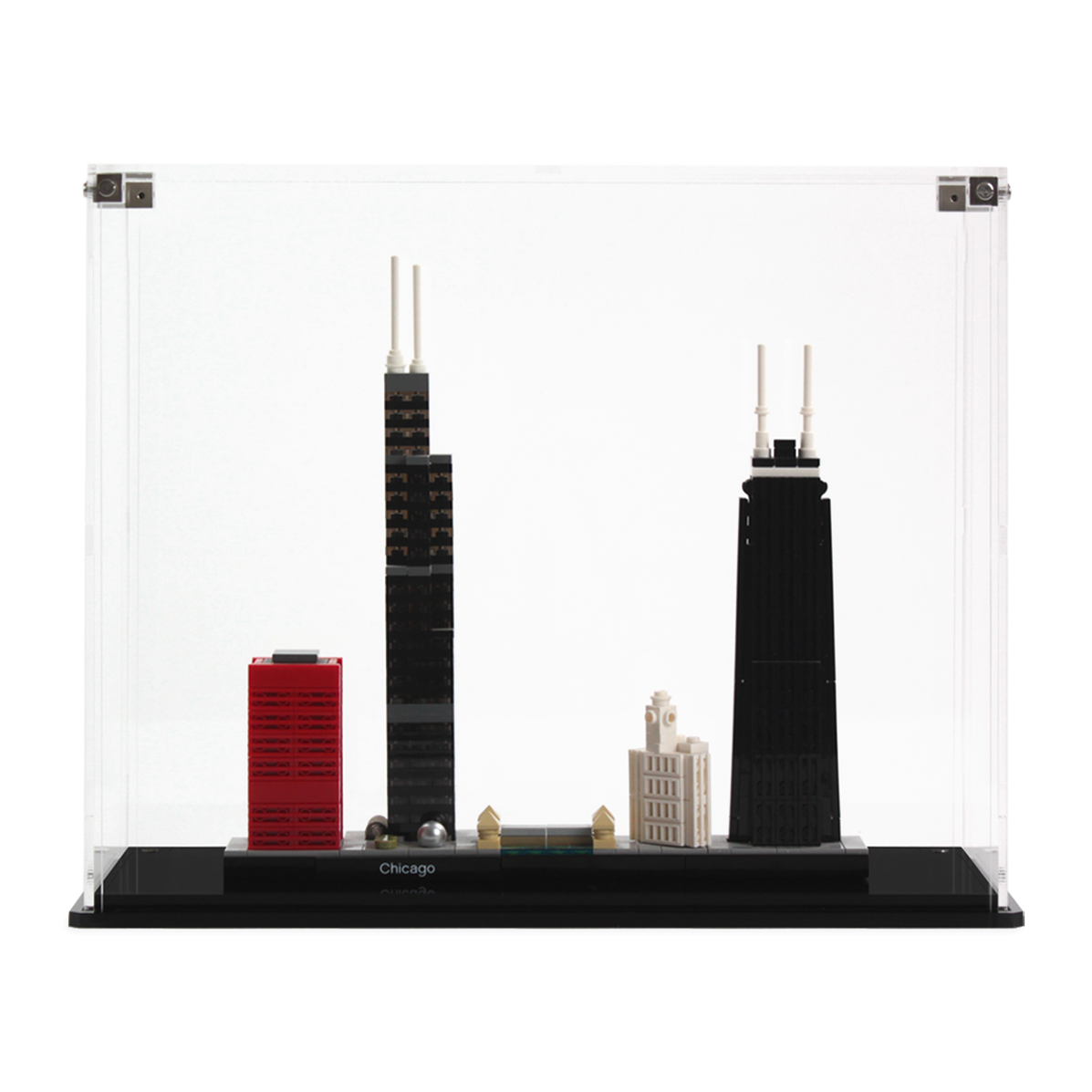 Display Case for LEGO® Architecture: Chicago Skyline (21033) — Wicked Brick