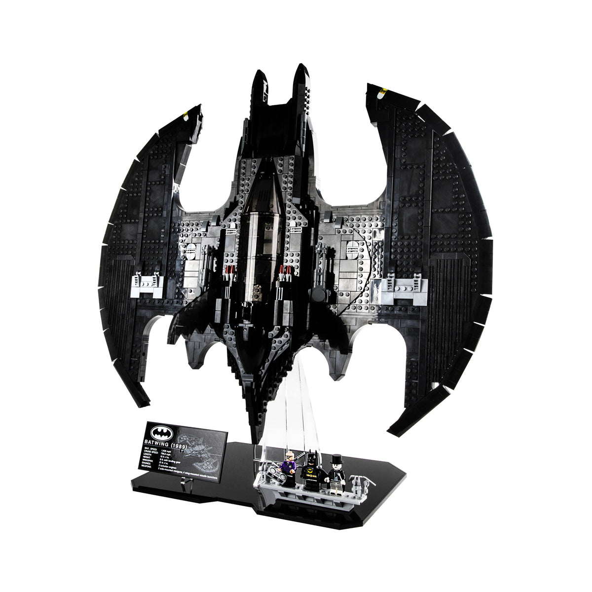 LEGO DC Batman 1989 Batwing 76161 Displayable Model with a