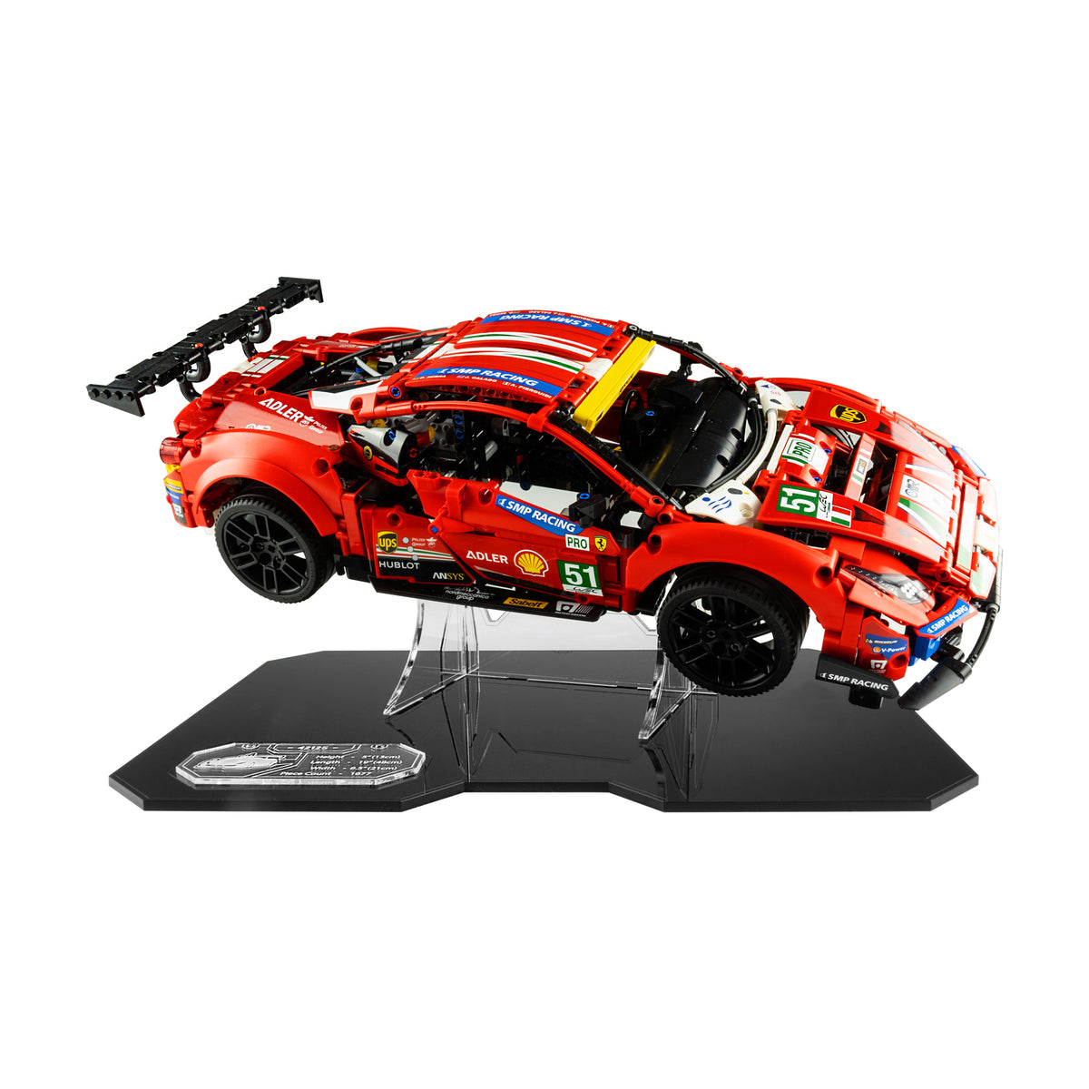Display stand for LEGO® Technic: Ferrari 488 GTE (42125) — Wicked Brick