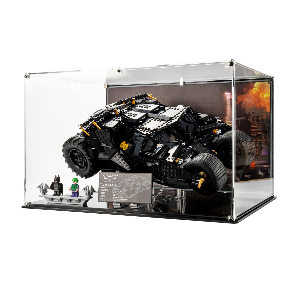 Display Case for LEGO® DC Batman™ Batmobile™ Tumbler (76240