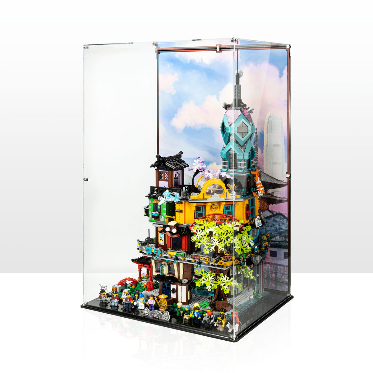 Display Case for LEGO® NINJAGO® City Gardens 71741