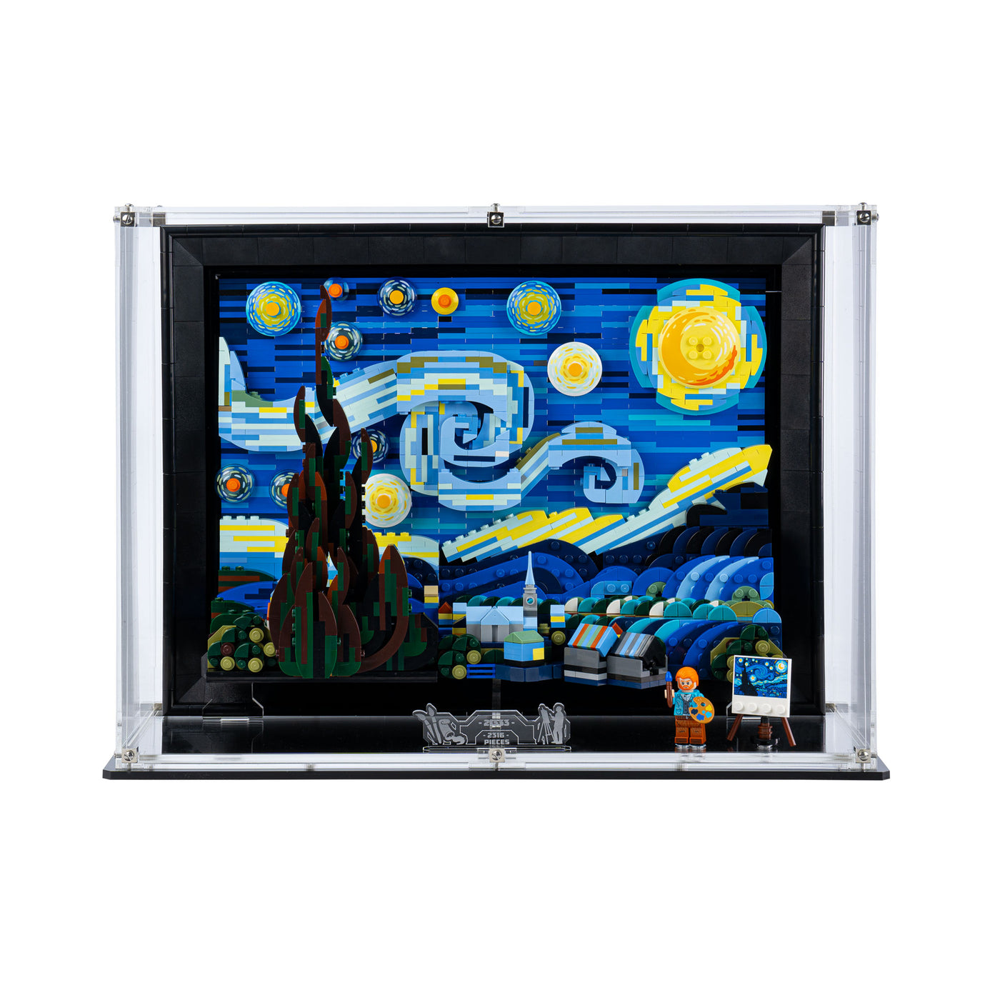 Wall Mounted Display Case for LEGO® Ideas: The Starry Night (21333 ...