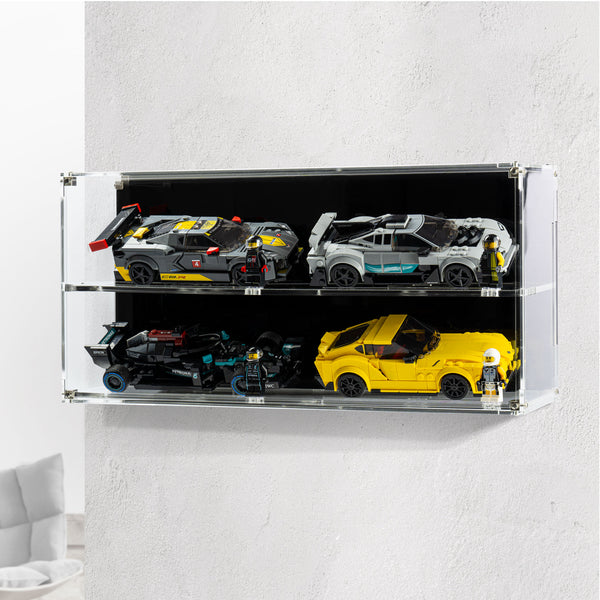 Display case for 24x LEGO® Speed Champions Cars (6x4) — Wicked Brick