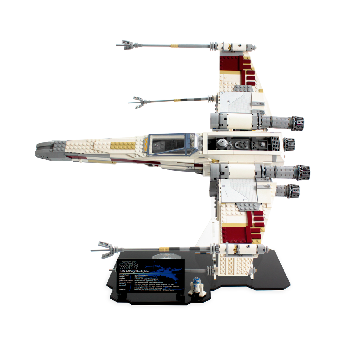 Display stand for LEGO® Star Wars™ UCS Red Five X-Wing Fighter (10240 ...